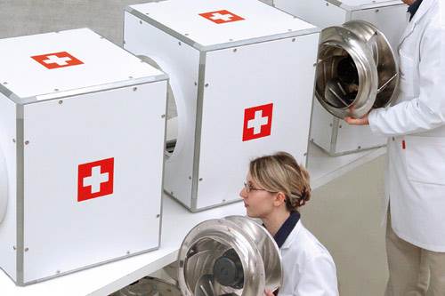 Assembly of IQAir® CleanZone systems.